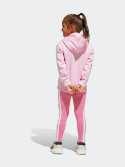 adidas Pink Essentials Tiberio Hoodie and Legging Set Little Kids^ Sweatshirts & Hoodies