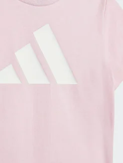 adidas Pink Essentials T-Shirt and Shorts Set Infant Kids^ Shorts|Shorts & Skirts