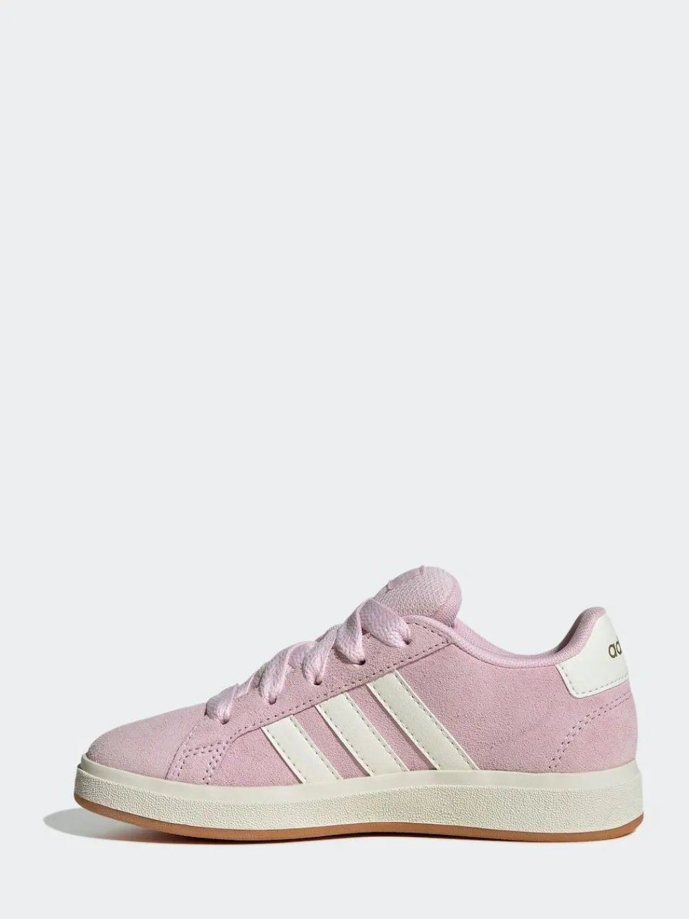 adidas Pink Grand Court 00s Suede Lace Kids Trainers^BOY Sneakers|Sneakers
