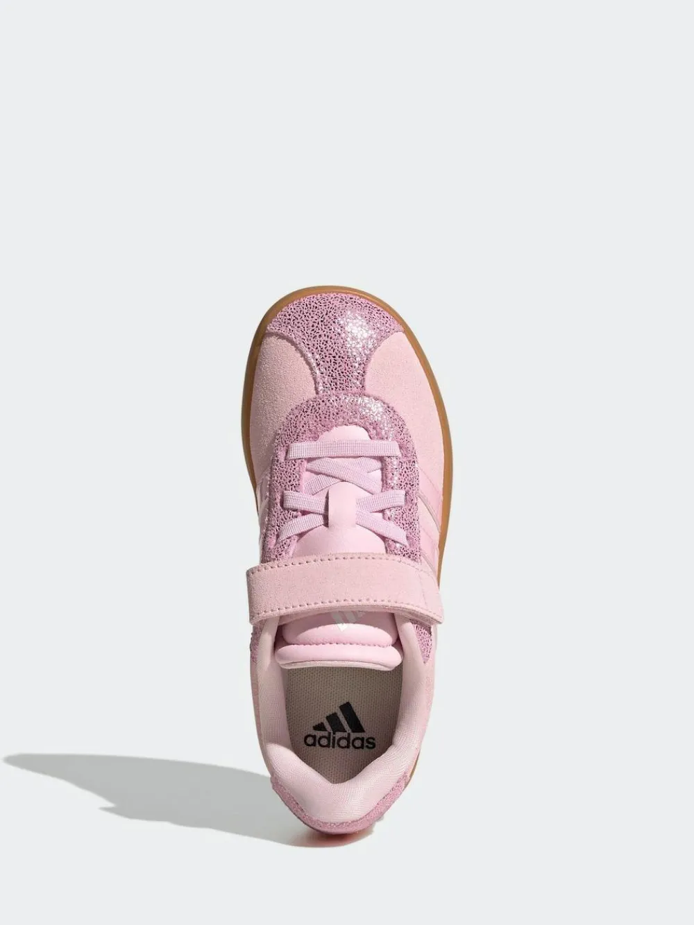 Discount adidas VL Court 3.0 Elastic Lace Kids Trainers Pink