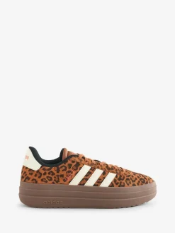 adidas Print/White VL Court Bold Trainers^Women Sneakers
