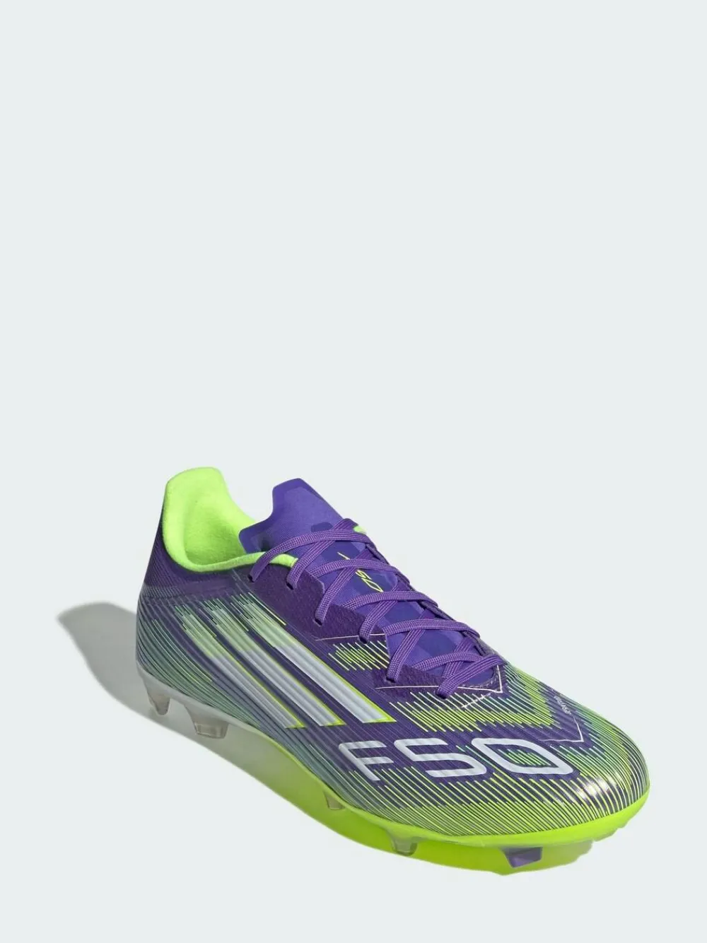 adidas Purple F50 League Firm/Multi-Ground Boots^ Soccer Cleats