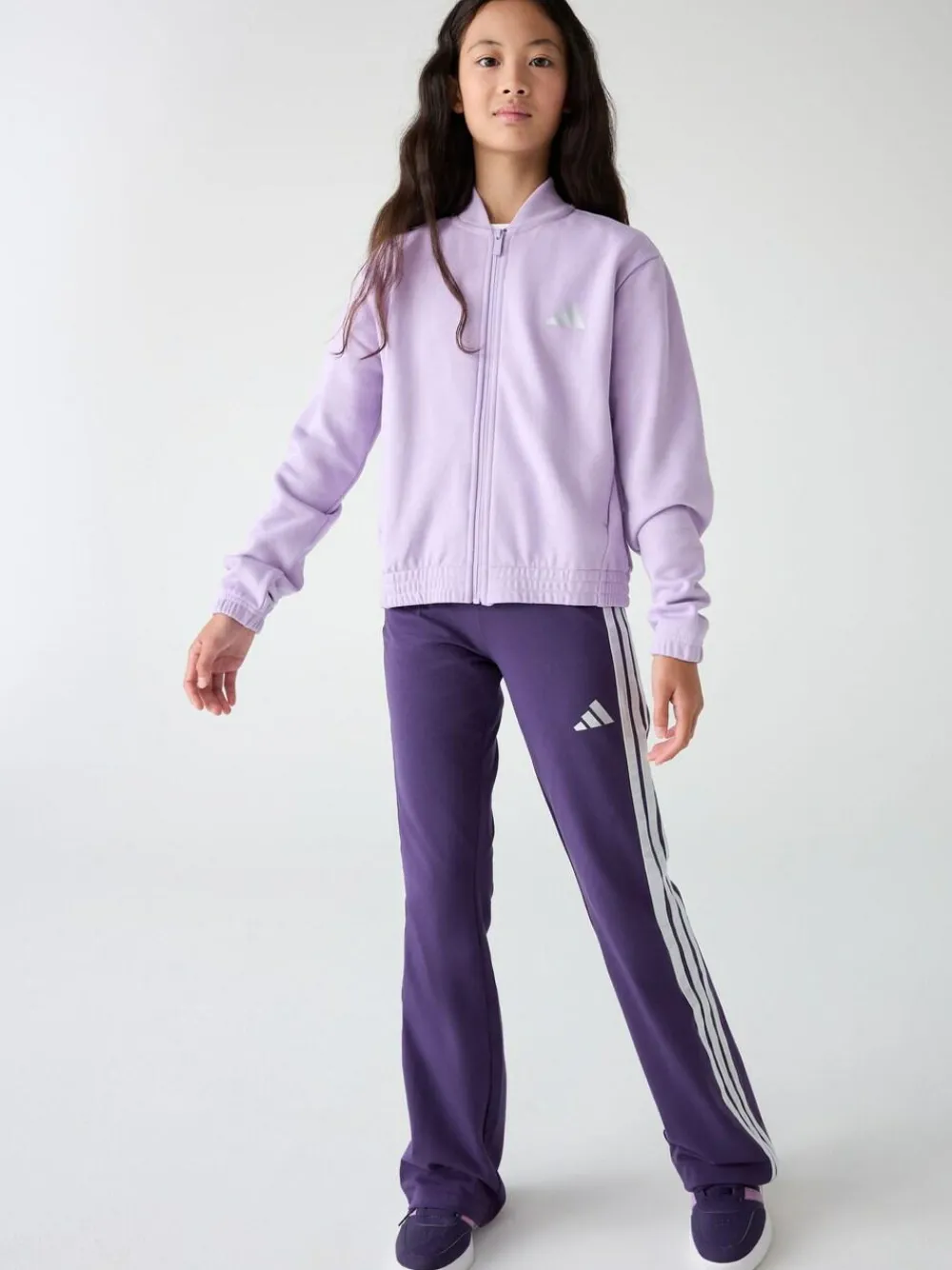 adidas Glam Kids Tracksuit Purple
