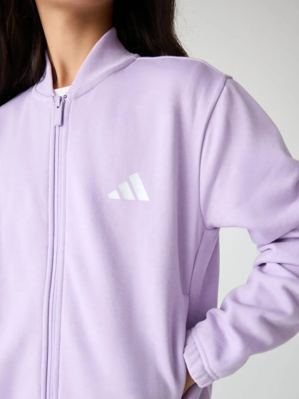 adidas Glam Kids Tracksuit Purple