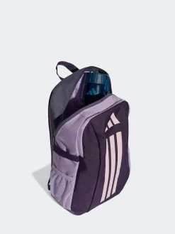 adidas Purple Kids 3 Stripe Backpack