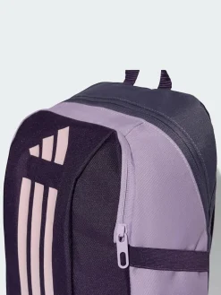 adidas Purple Kids 3 Stripe Backpack