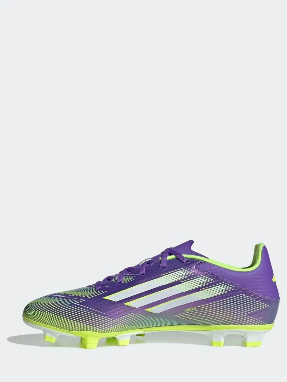 adidas Purple/White Adult F50 Club Firm/Multi Ground Boots^ Soccer Cleats