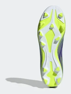 adidas Purple/White Adult F50 Club Firm/Multi Ground Boots^ Soccer Cleats