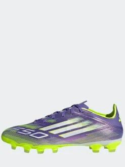 adidas Purple/White Adult F50 Pro Ground Boots^ Soccer Cleats