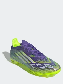 adidas Purple/White Adult F50 Pro Ground Boots^ Soccer Cleats