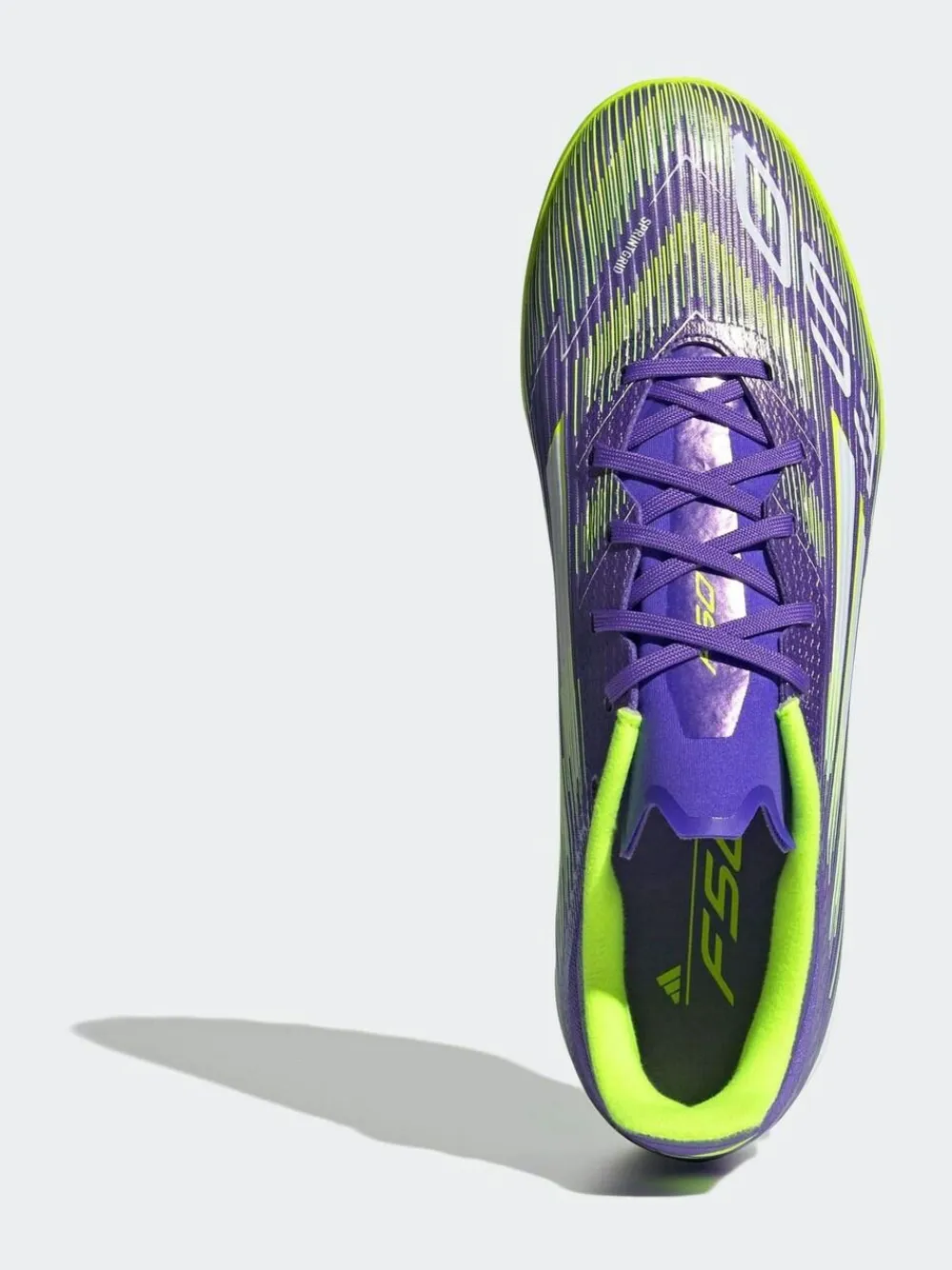 adidas Purple/White Adult F50 League Turf Boots^ Soccer Cleats