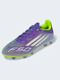 Online adidas Purple/White Adult F50 League Firm/Multi Ground Boots