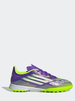 adidas Purple/White Kids F50 League Turf Boots^ Soccer Cleats