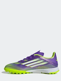 adidas Purple/White Kids F50 League Turf Boots^ Soccer Cleats