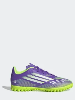 New adidas Purple/White Kids F50 Club Turf Boots
