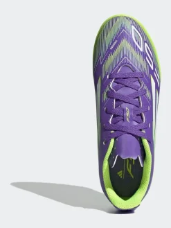 New adidas Purple/White Kids F50 Club Turf Boots