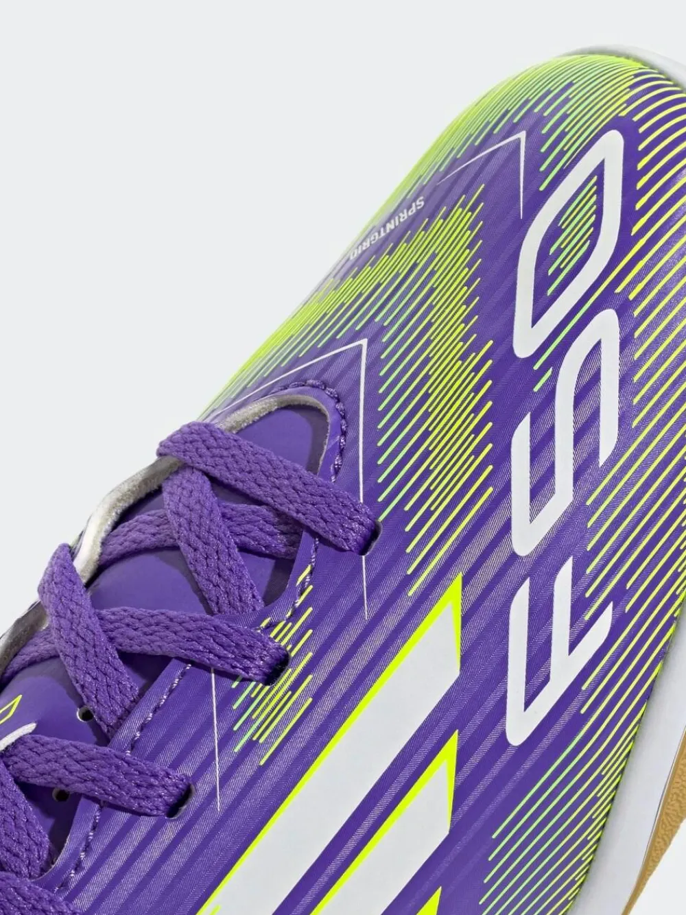 adidas Purple/White Kids F50 Club Indoor Boots^ Soccer Cleats