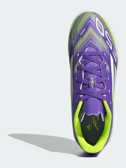 adidas Purple/White Kids F50 Club Indoor Boots^ Soccer Cleats