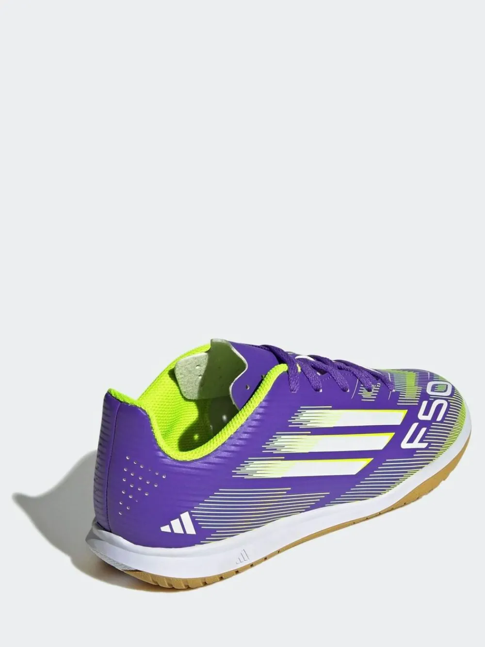 adidas Purple/White Kids F50 Club Indoor Boots^ Soccer Cleats