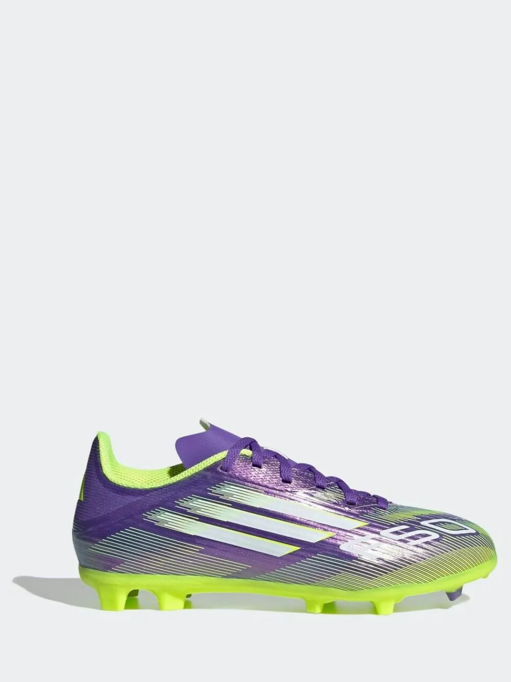 adidas Purple/White Kids F50 League Firm/Multi Ground Boots^ Soccer Cleats