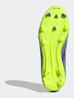 adidas Purple/White Kids F50 League Firm/Multi Ground Boots^ Soccer Cleats