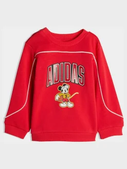 Best adidas Red Disney Mickey Mouse Sweatshirt and Jogger Infant Set