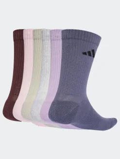 Sale adidas Red Logo Crew Socks 6 Pack