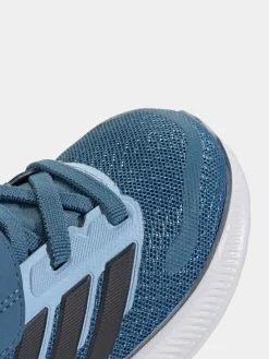 adidas Sky Blue Runfalcon 5 Hook and Loop Easy On Infant Trainers^BOY Sneakers|Sneakers