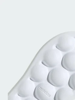 adidas White Advantage Hook and Loop Infant Trainers^ First Shoes