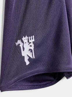 adidas White Baby Kids Manchester United 25/26 Away Kit^ Shorts