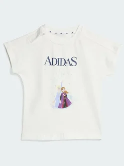Hot adidas White Disney Frozen Top and Short Set