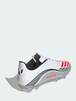 adidas White F50 Messi League Firm/Multi-Ground Boots^ Soccer Cleats