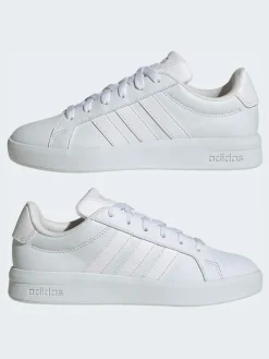 Outlet adidas White Grand Court 3.0 Junior Trainers