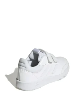 adidas White Hook and Loop Tensaur Kids Trainers^BOY Sneakers|Sneakers