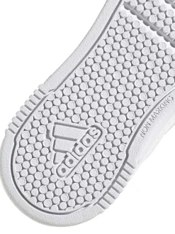 adidas White Hook and Loop Tensaur Kids Trainers^BOY Sneakers|Sneakers