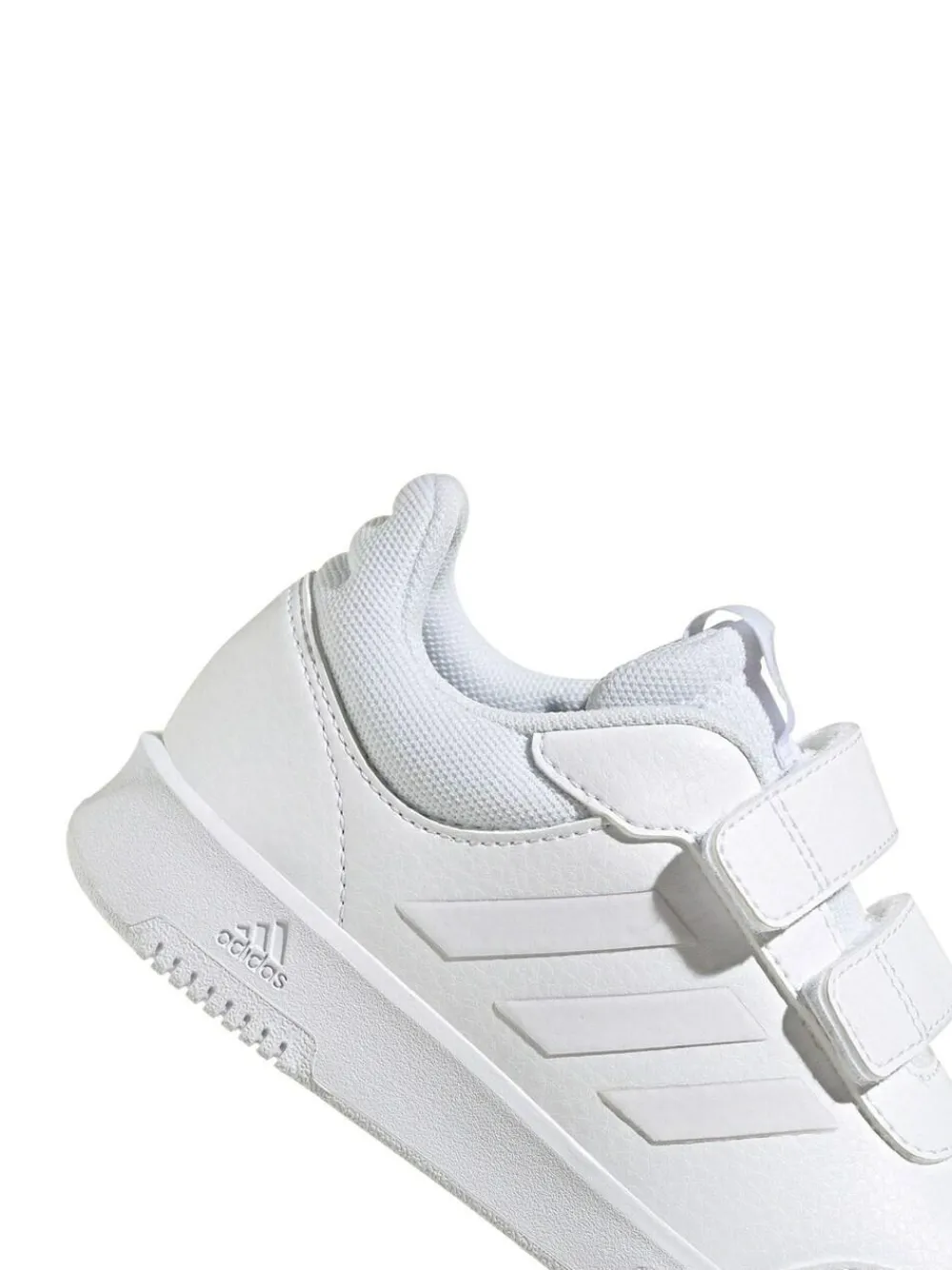 adidas White Hook and Loop Tensaur Kids Trainers^BOY Sneakers|Sneakers