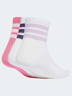 Discount adidas White LK RIB 3 Pack SO Socks