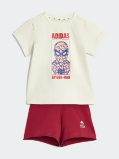 Hot adidas Marvel Spider-Man Top and Shorts Infant Set White