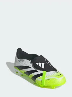 Hot adidas White Predator League Fold Over Tongue Firm Multi-Ground Boots