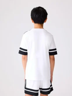 adidas White Squadra 25 Kids Shorts^BOY Shorts|Shorts & Skirts