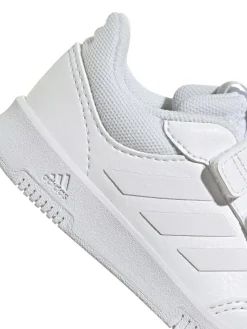adidas White Tensaur Hook and Loop Infant Trainers^BOY Sneakers|Sneakers