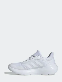 adidas White Tensaur Run 2.0 Lace Junior Trainers^BOY School Shoes|Boys Shoes