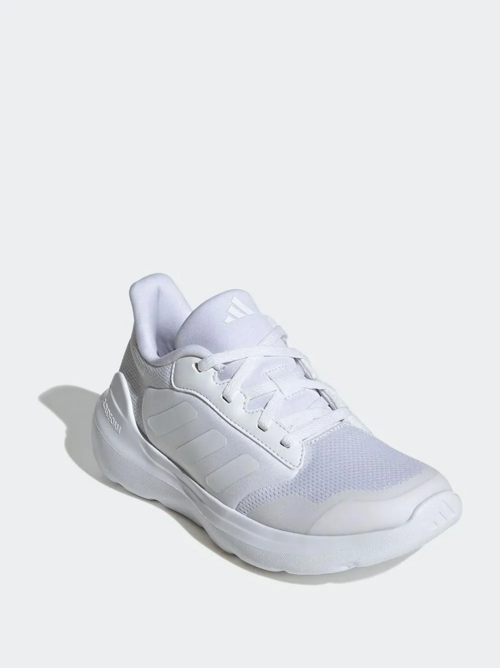adidas White Tensaur Run 2.0 Lace Junior Trainers^BOY School Shoes|Boys Shoes