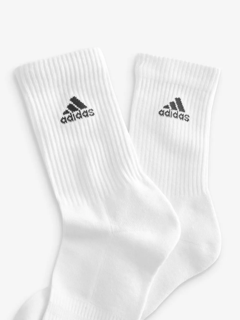 adidas White/Black Cushioned Crew Socks 6 Pack^ Socks|Socks
