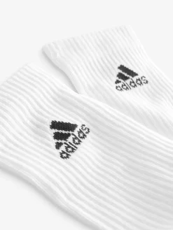 adidas White/Black Cushioned Crew Socks 6 Pack^ Socks|Socks