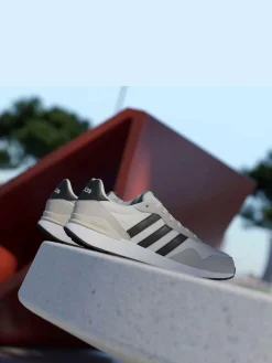 adidas White/Black Run 60s 4.0 Trainers^ Sneakers