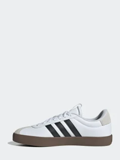 adidas White/Black VL Court Trainers^ Sneakers
