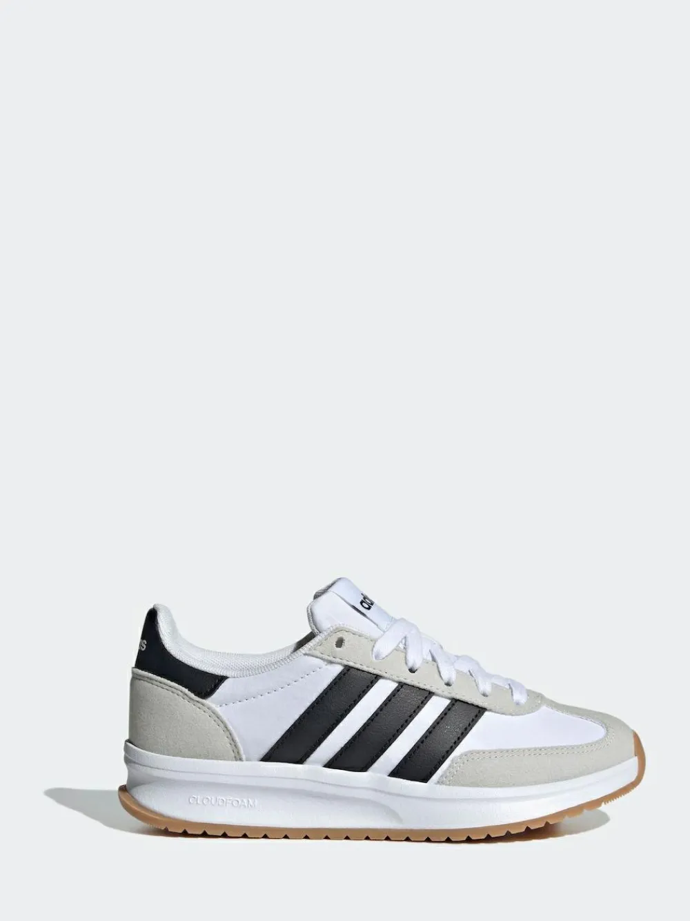 Clearance adidas White/Black/Grey Run 70s 2.0 Lace Junior Trainers