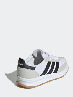Clearance adidas White/Black/Grey Run 70s 2.0 Lace Junior Trainers