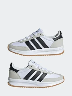 Clearance adidas White/Black/Grey Run 70s 2.0 Lace Junior Trainers